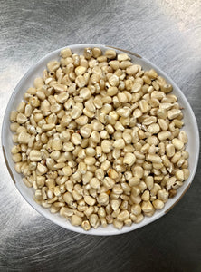 Organic Non GMO white corn grown by Meadowlark Organics